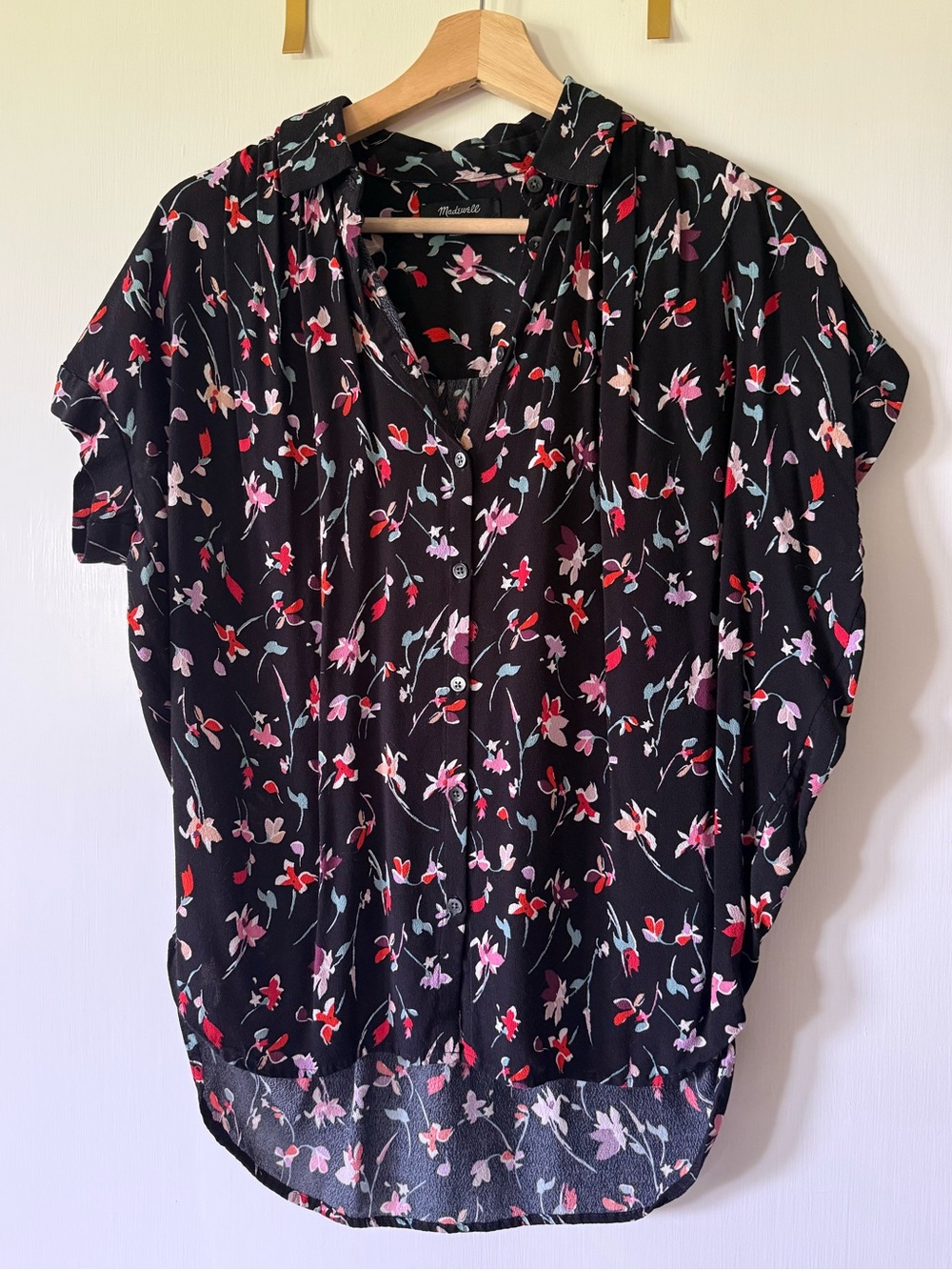 Madewell Floral Button Down Shirt - Size XS